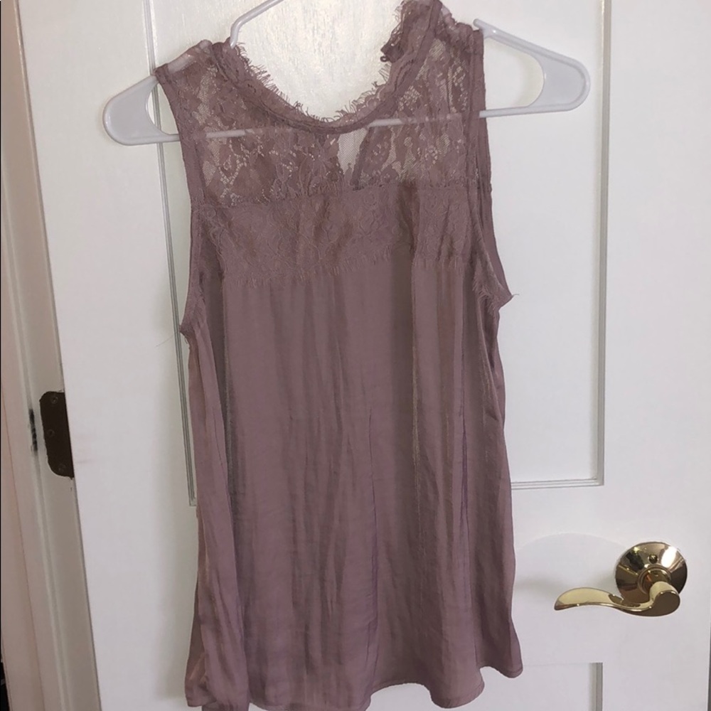 Pink Lace Tank